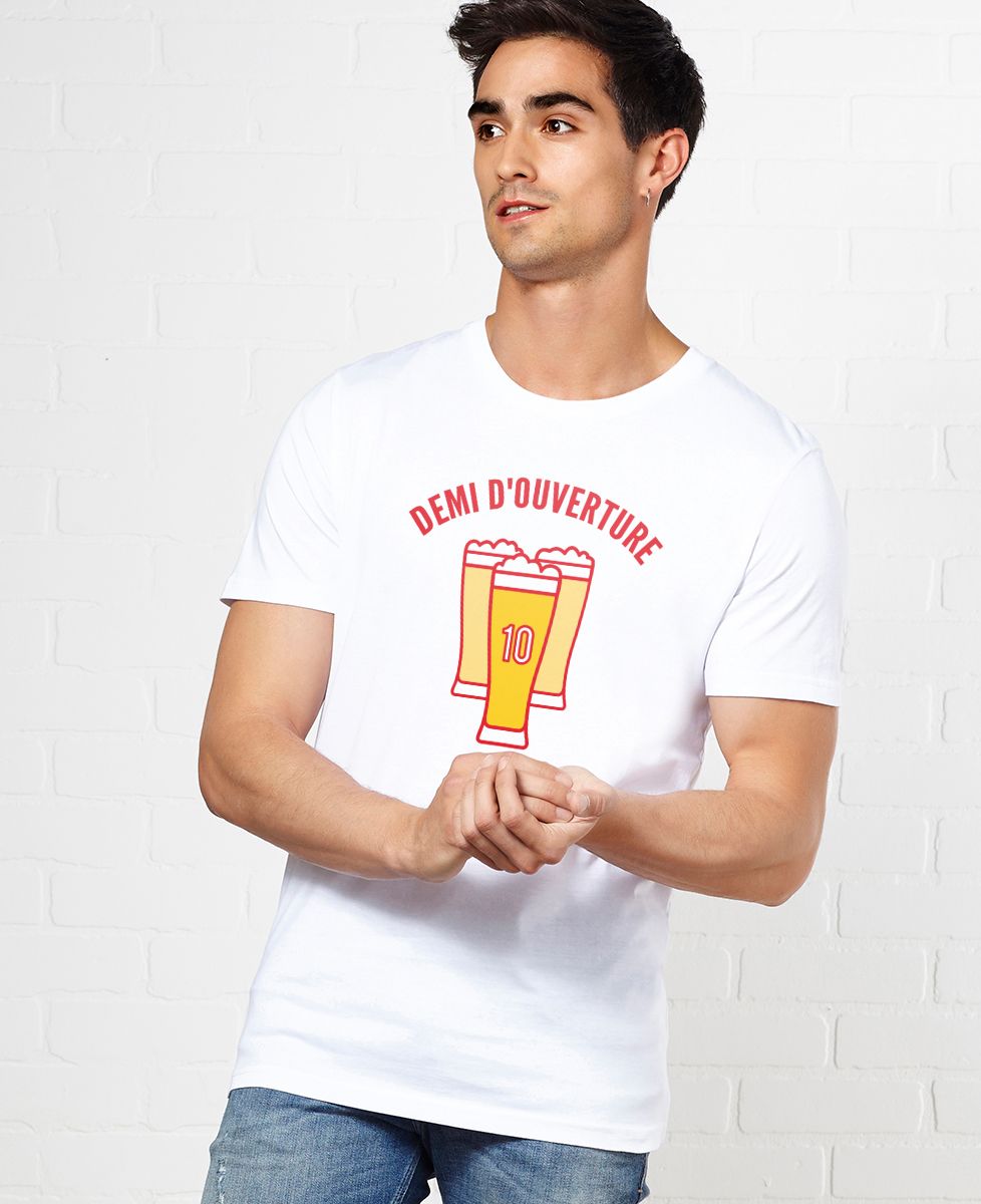 T-shirt homme Demi d'ouverture - Sport, Apéro