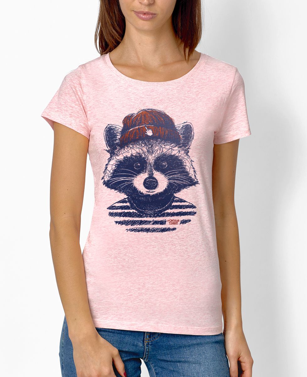 T-Shirt femme Raton hipster