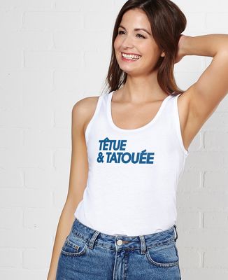 Débardeur femme Têtue et tatouée