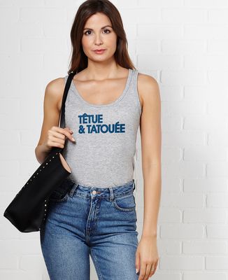 Débardeur femme Têtue et tatouée