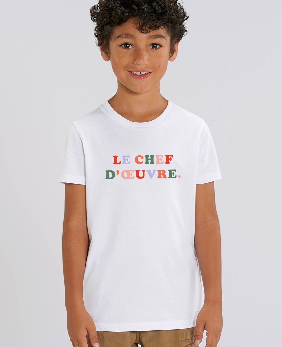 T-shirt enfant Le chef d'oeuvre - Cadeaux Maman
