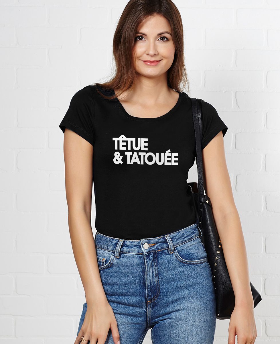T-Shirt femme Têtue et tatouée