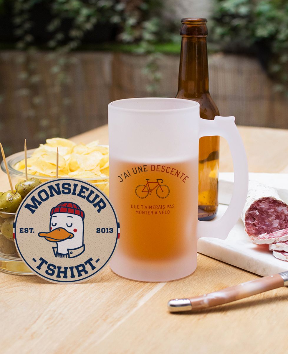 Chope de bière Descente à vélo - Sport, Apéro, Vélo