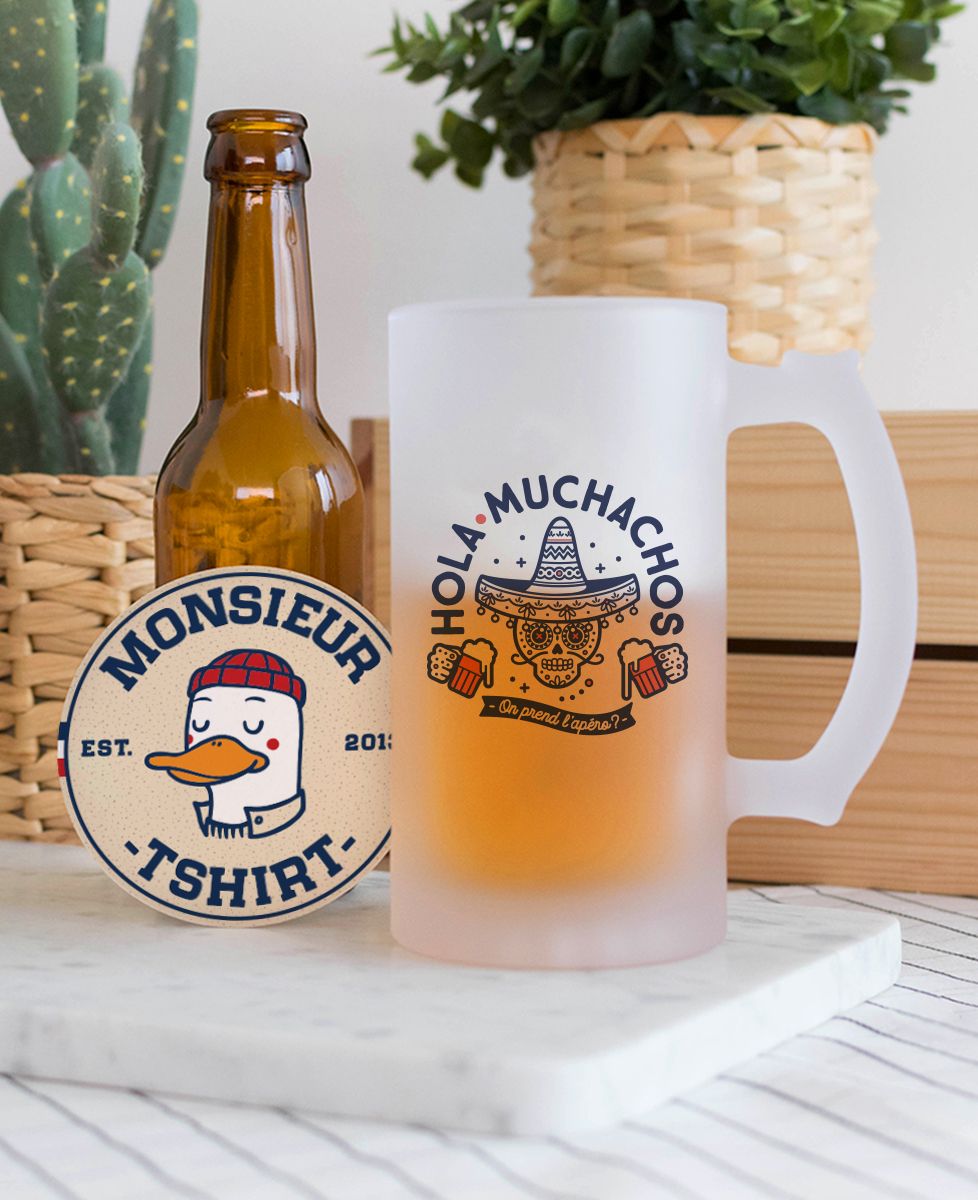 Chope de bière Hola muchachos, on prend l'apéro ? - Apéro