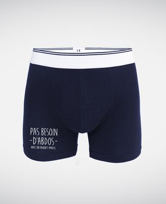 Boxer Pas besoin d'abdos avec un paquet pareil