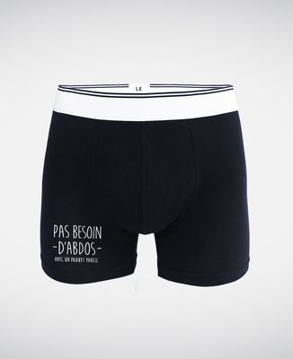 Boxer Pas besoin d'abdos avec un paquet pareil