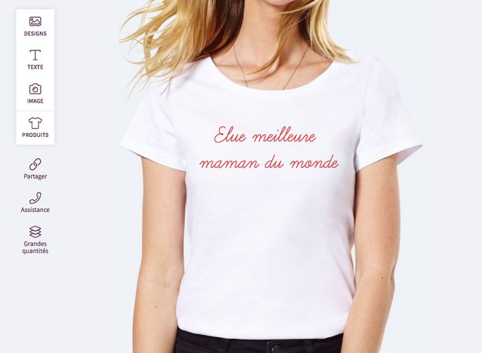 T-Shirt femme Imprimé personnalisé