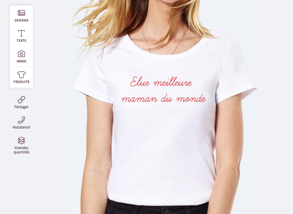 T-Shirt femme Imprimé personnalisé