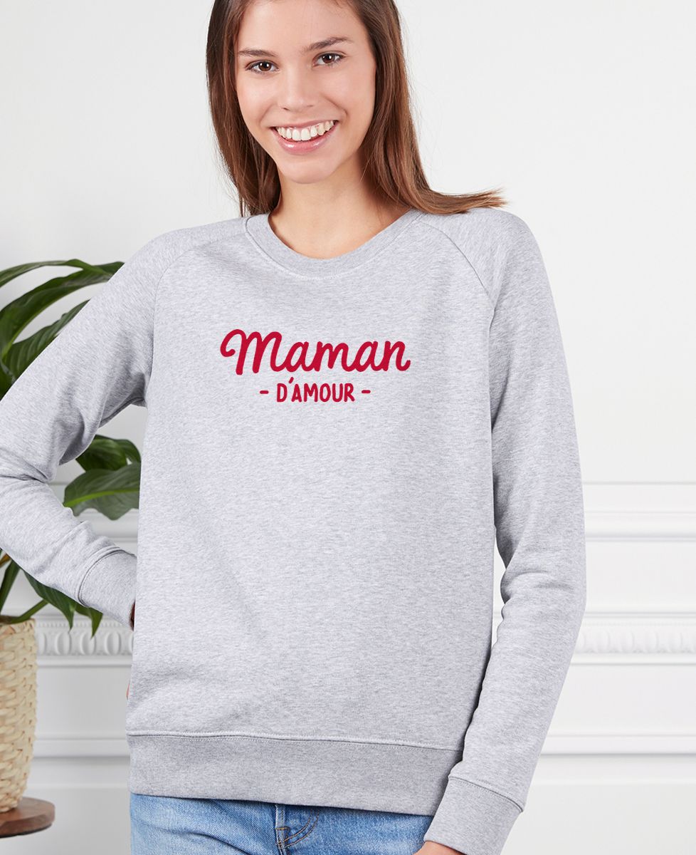 Sweatshirt femme Maman d'amour I