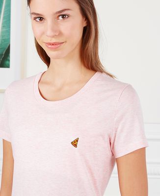 Women's T-Shirt Pizza (embroidered)