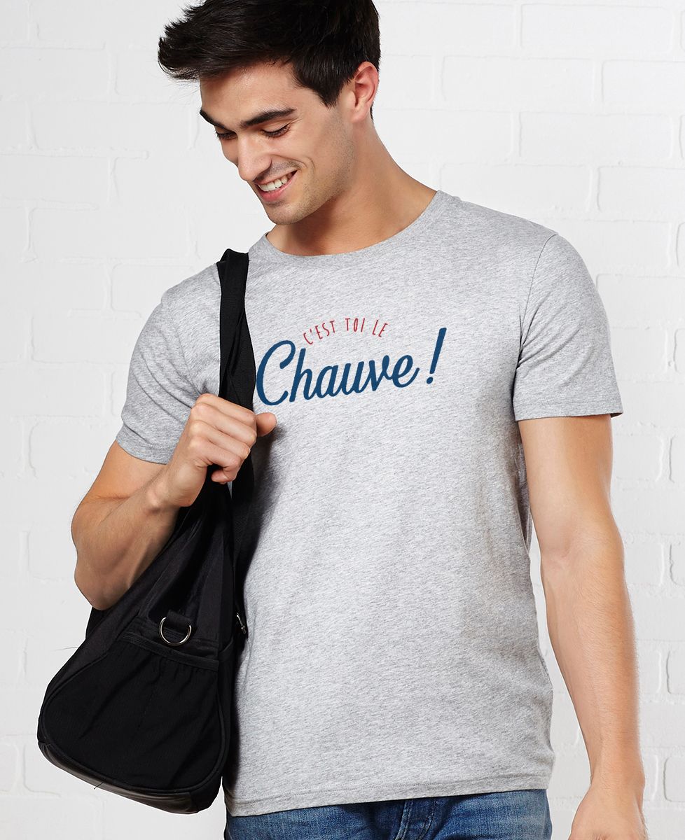 T-Shirt homme C'est toi le chauve