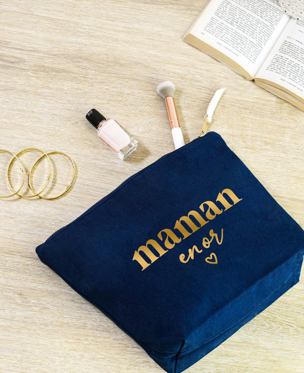 Trousse Maman en or (effet doré) - Cadeaux Maman, Future Maman, Cadeaux Couple