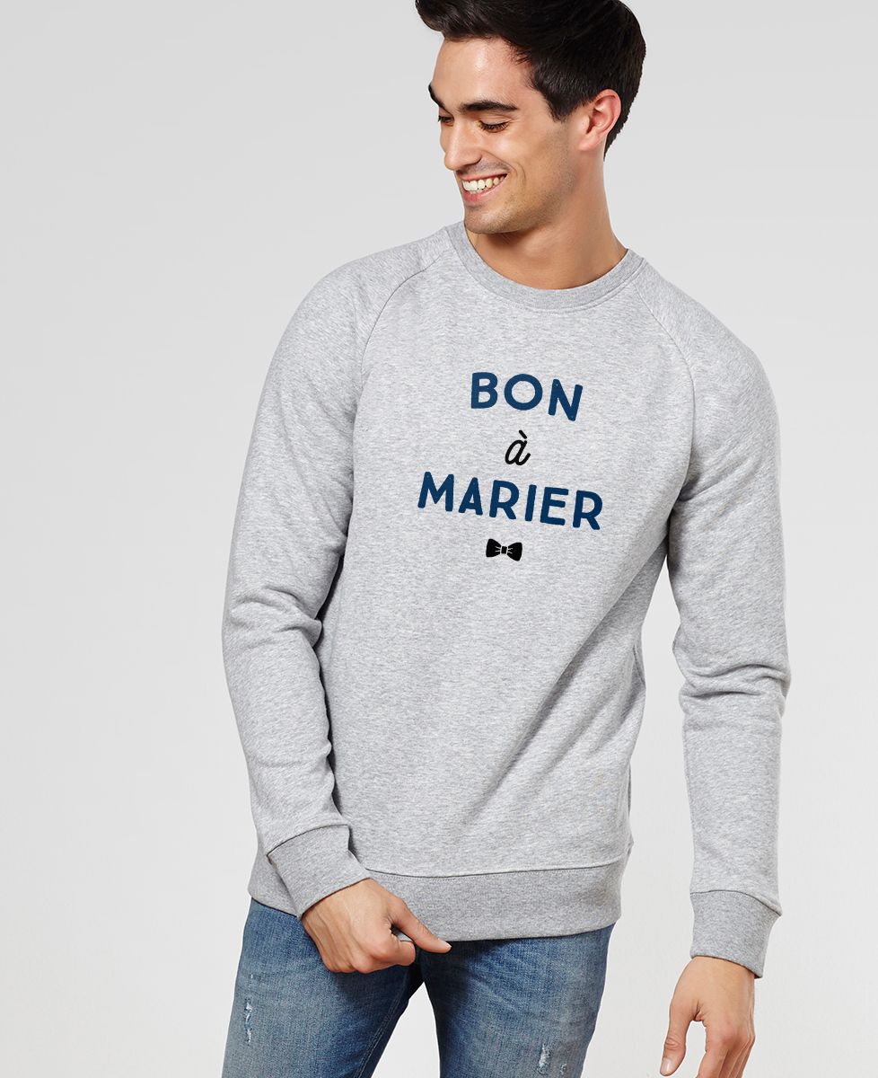 Sweatshirt homme Bon à marier