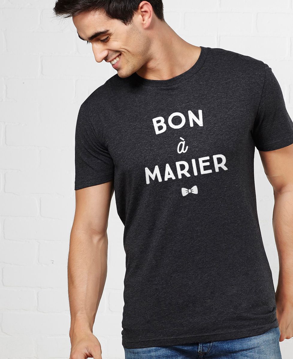 T-Shirt homme Bon à marier