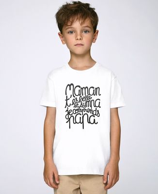 T-Shirt enfant Maman t'es belle