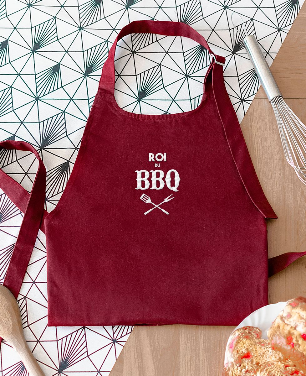 Tablier à poche Roi du BBQ