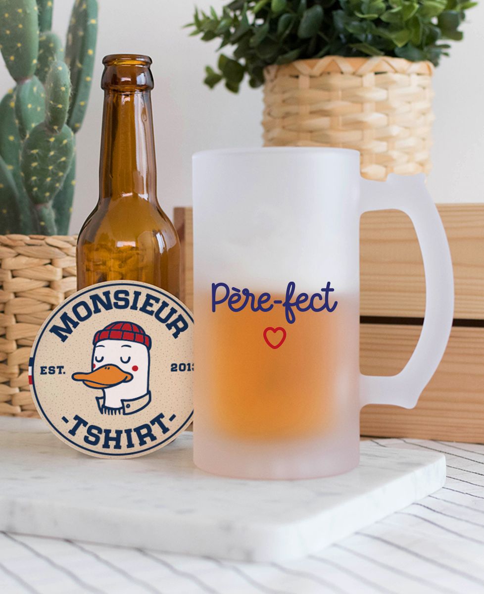 Chope de bière Père-fect - Cadeaux Papa, Apéro