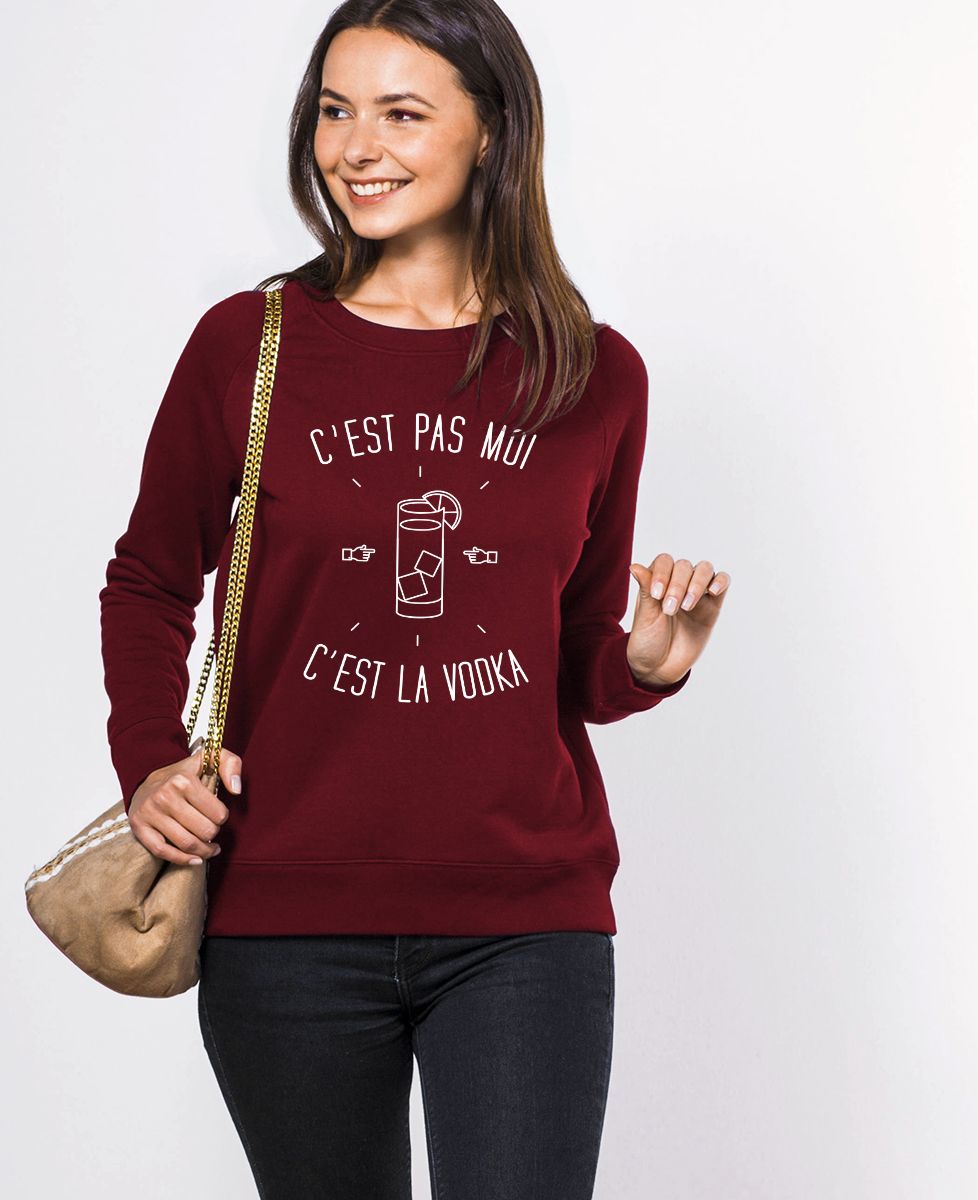 Sweatshirt femme C'est la vodka