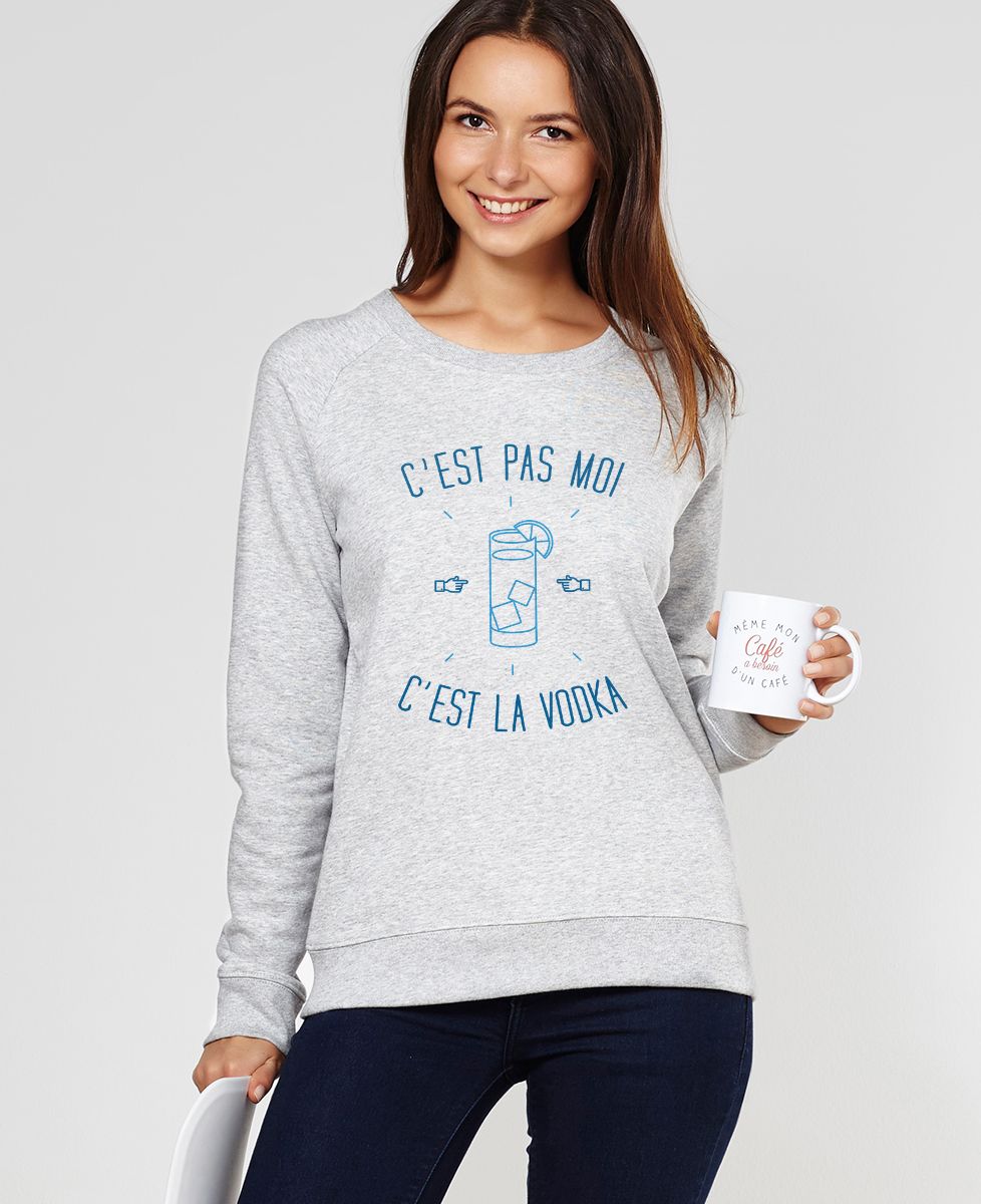 Sweatshirt femme C'est la vodka