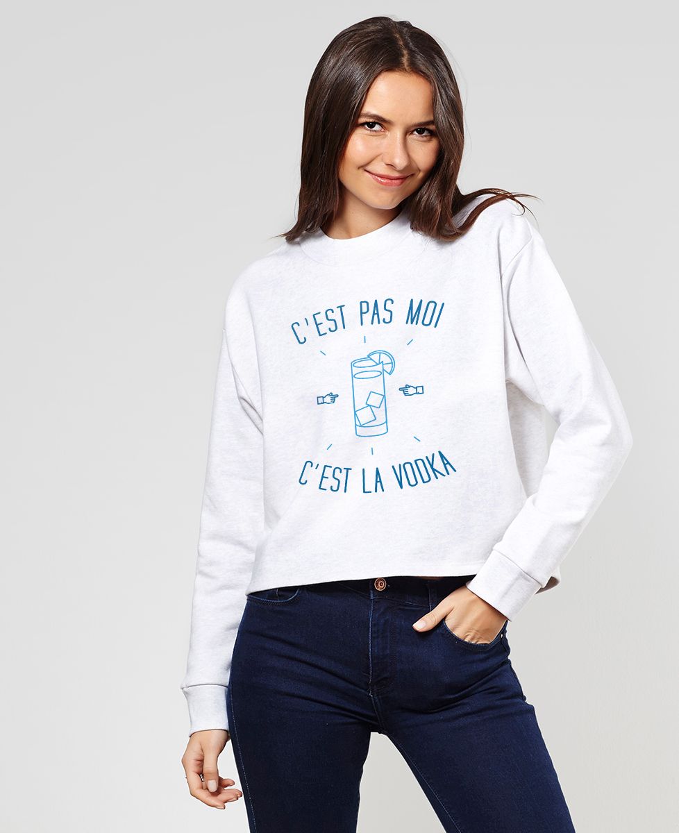 Sweatshirt femme C'est la vodka