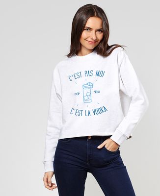 Sweatshirt femme C'est la vodka