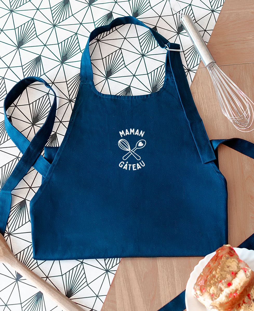 Tablier à poche Maman gâteau