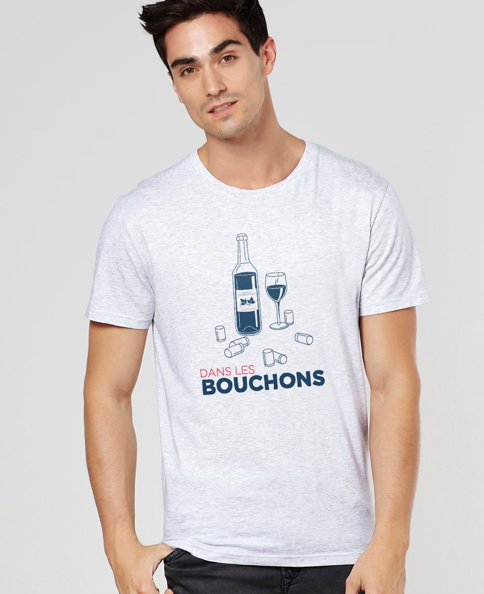 T-shirt homme Dans les bouchons - Apéro