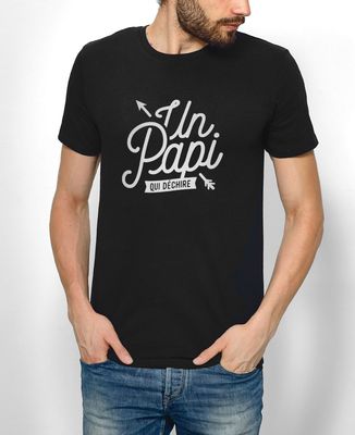 T-Shirt homme Un papi qui déchire