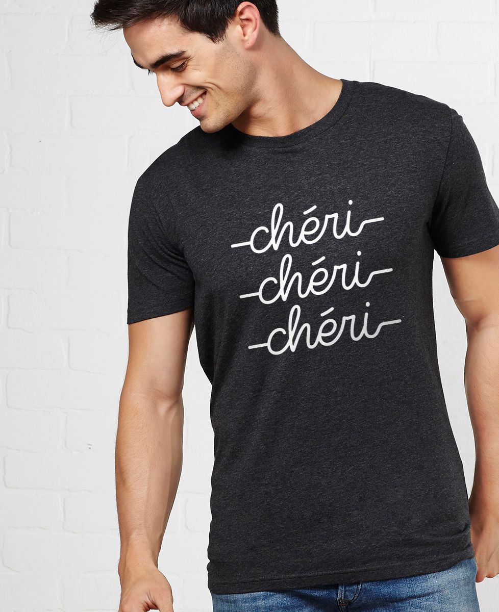 T-Shirt homme Chéri chéri chéri