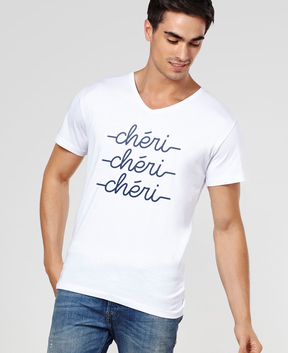 T-Shirt homme Chéri chéri chéri