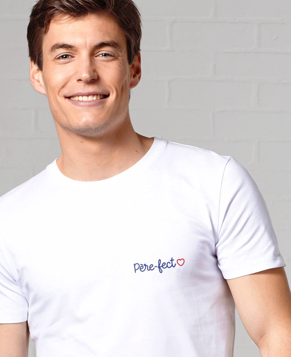 Le t-shirt brodé Père-fect