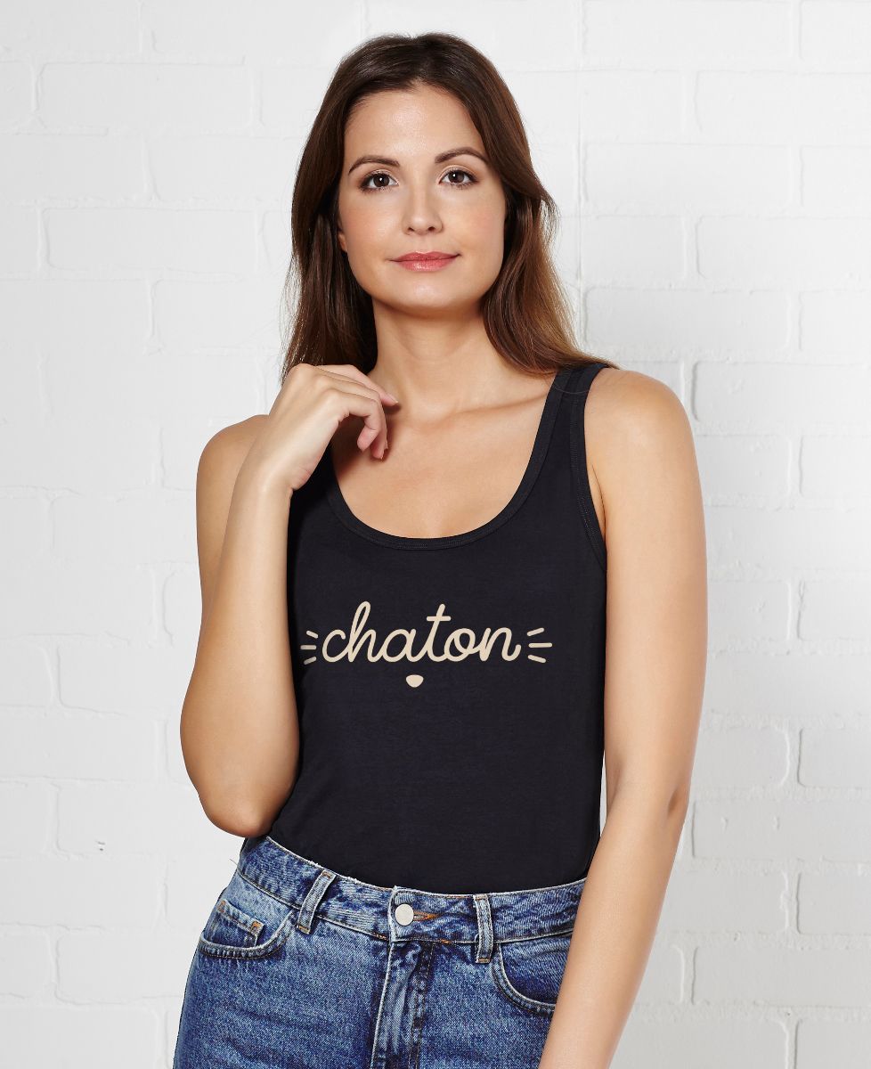 Débardeur femme Chaton