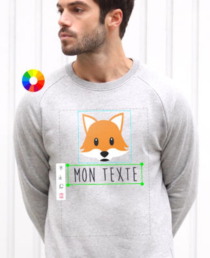 Sweatshirt homme Imprimé personnalisé
