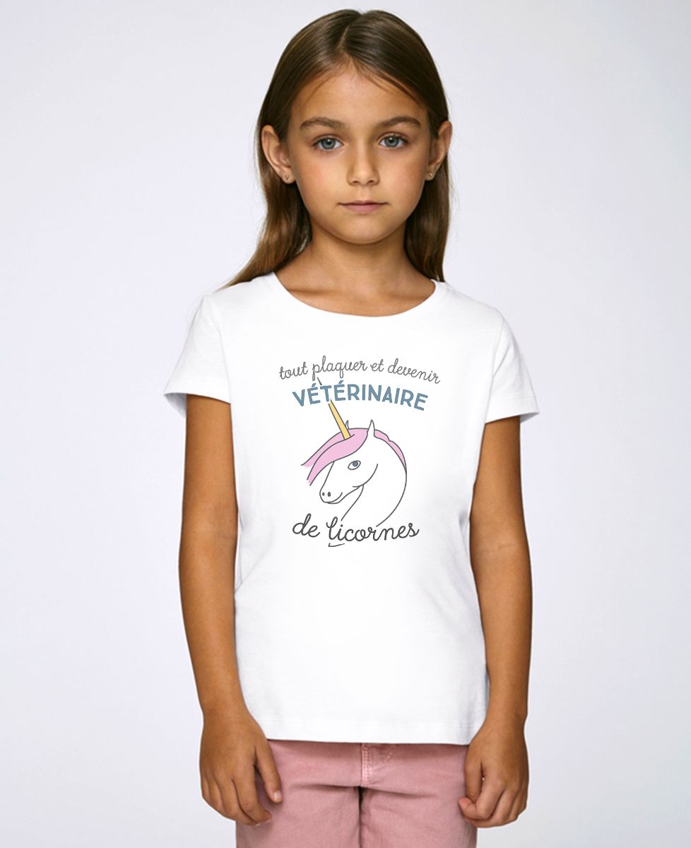 T-Shirt enfant Vétérinaire de licornes