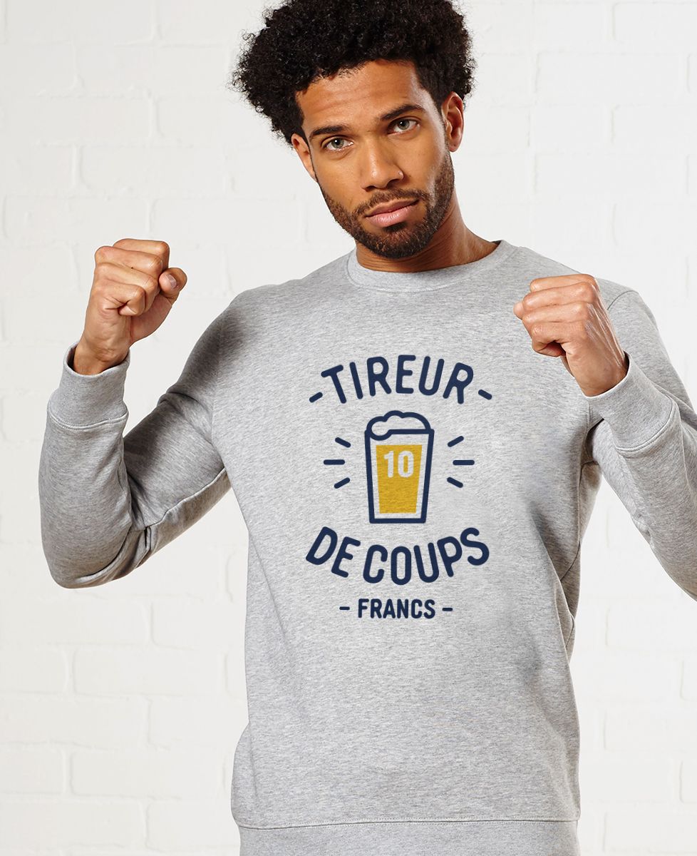 Sweatshirt homme Tireur de coups francs - Apéro