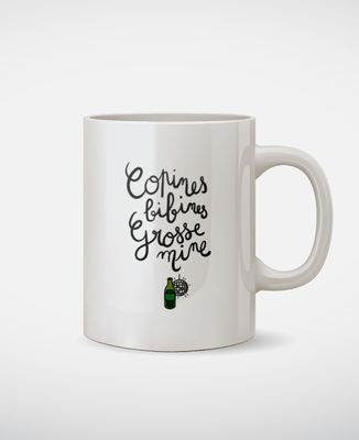 Mug Copines, bibines, grosses mines