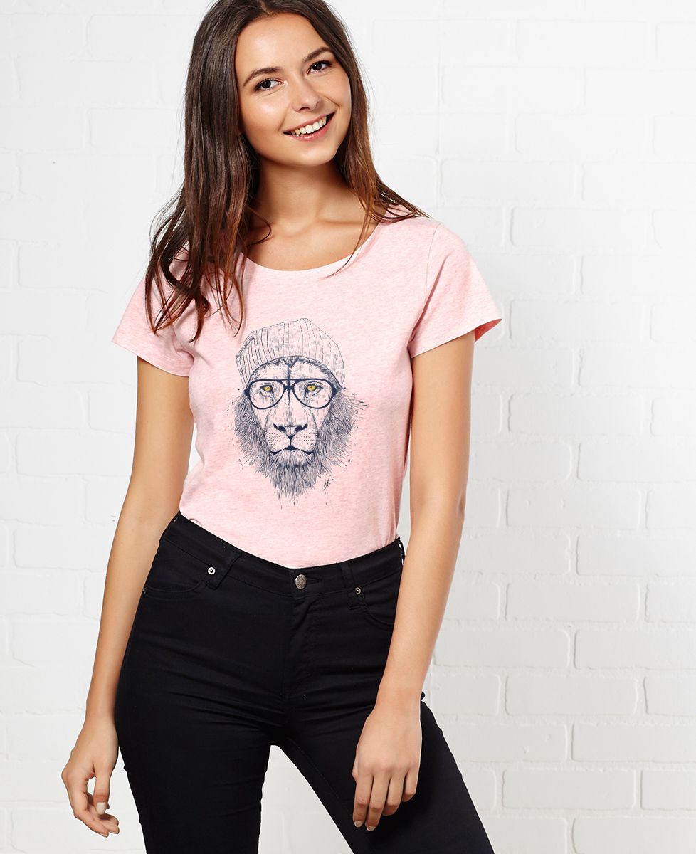 T-Shirt femme Cool lion