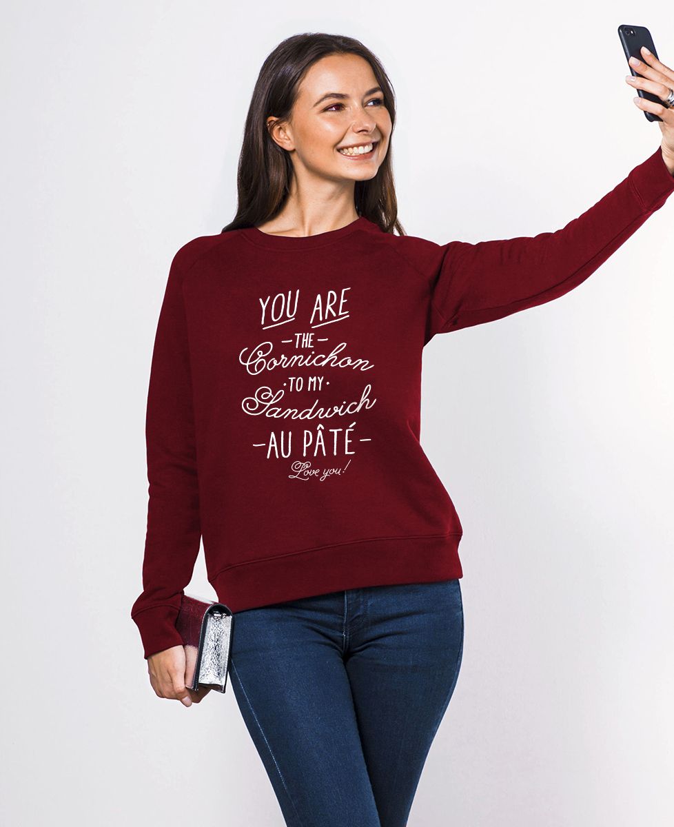 Sweatshirt femme Cornichon