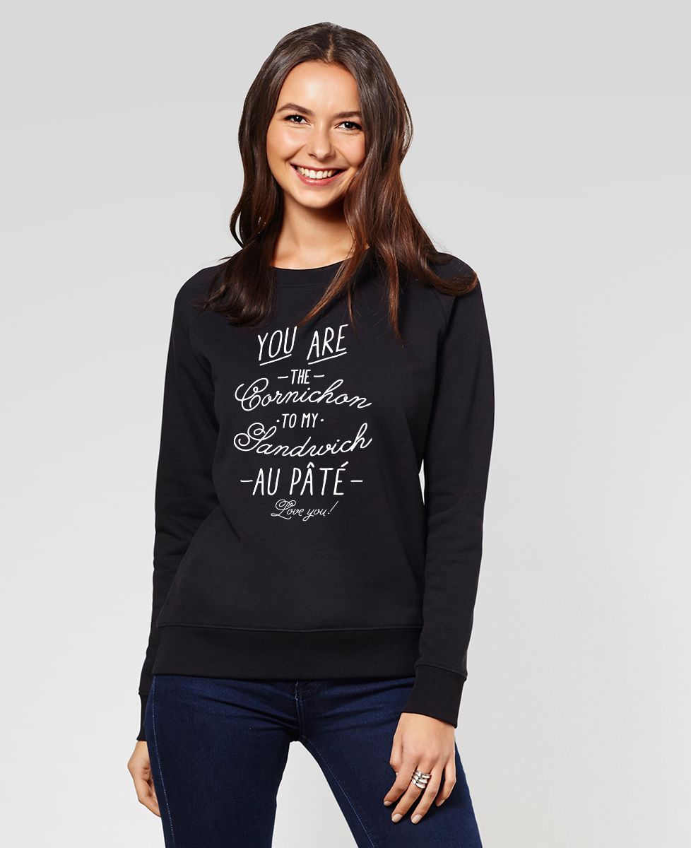 Sweatshirt femme Cornichon