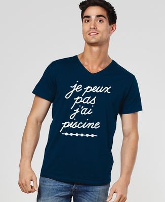 T-Shirt homme Je peux pas j'ai piscine