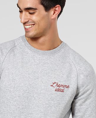 Sweatshirt homme L'homme idéal brodé