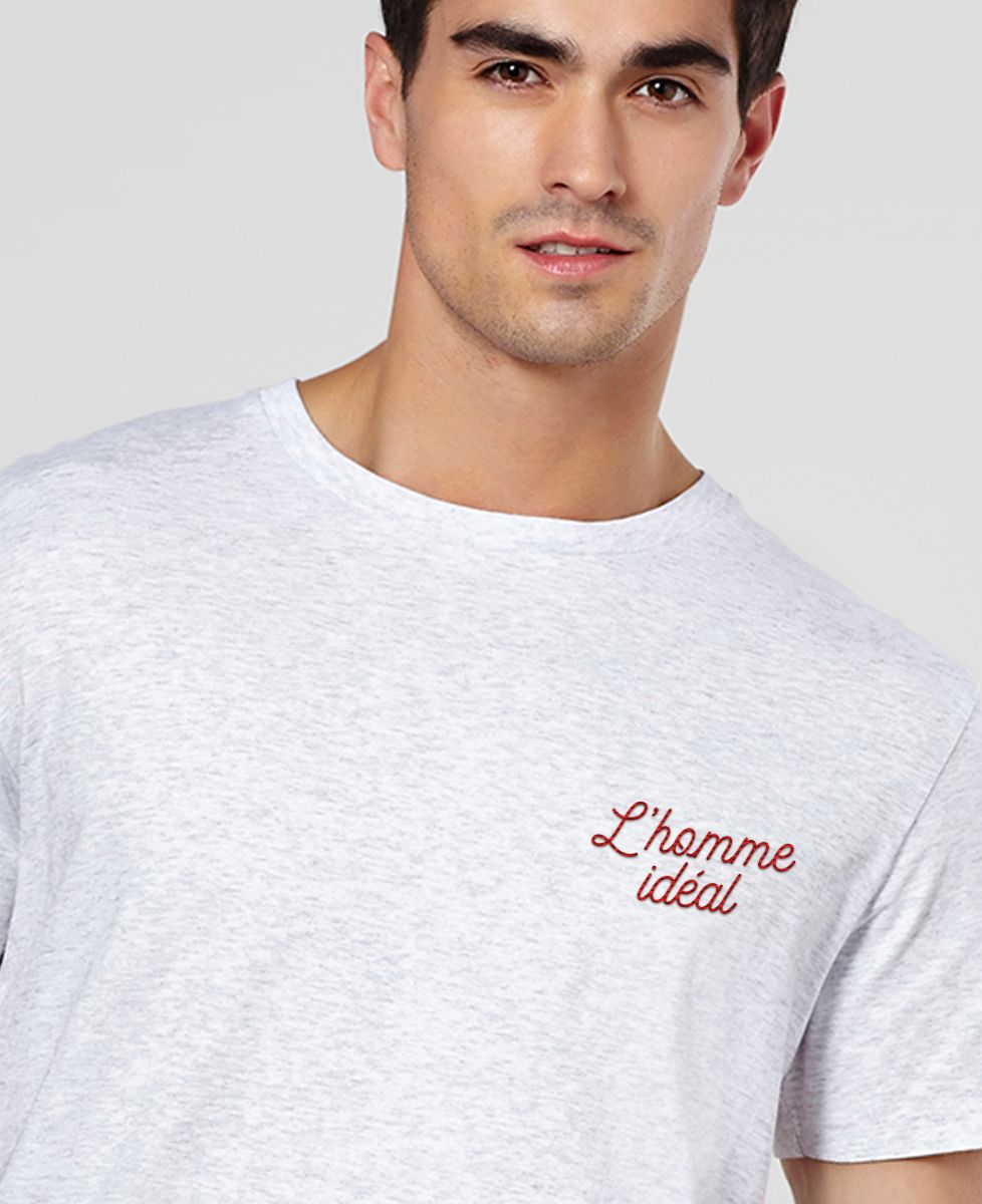 T-Shirt homme L'homme idéal brodé