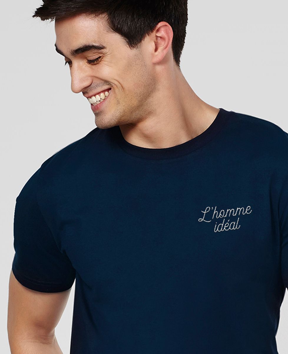 T-Shirt homme L'homme idéal brodé