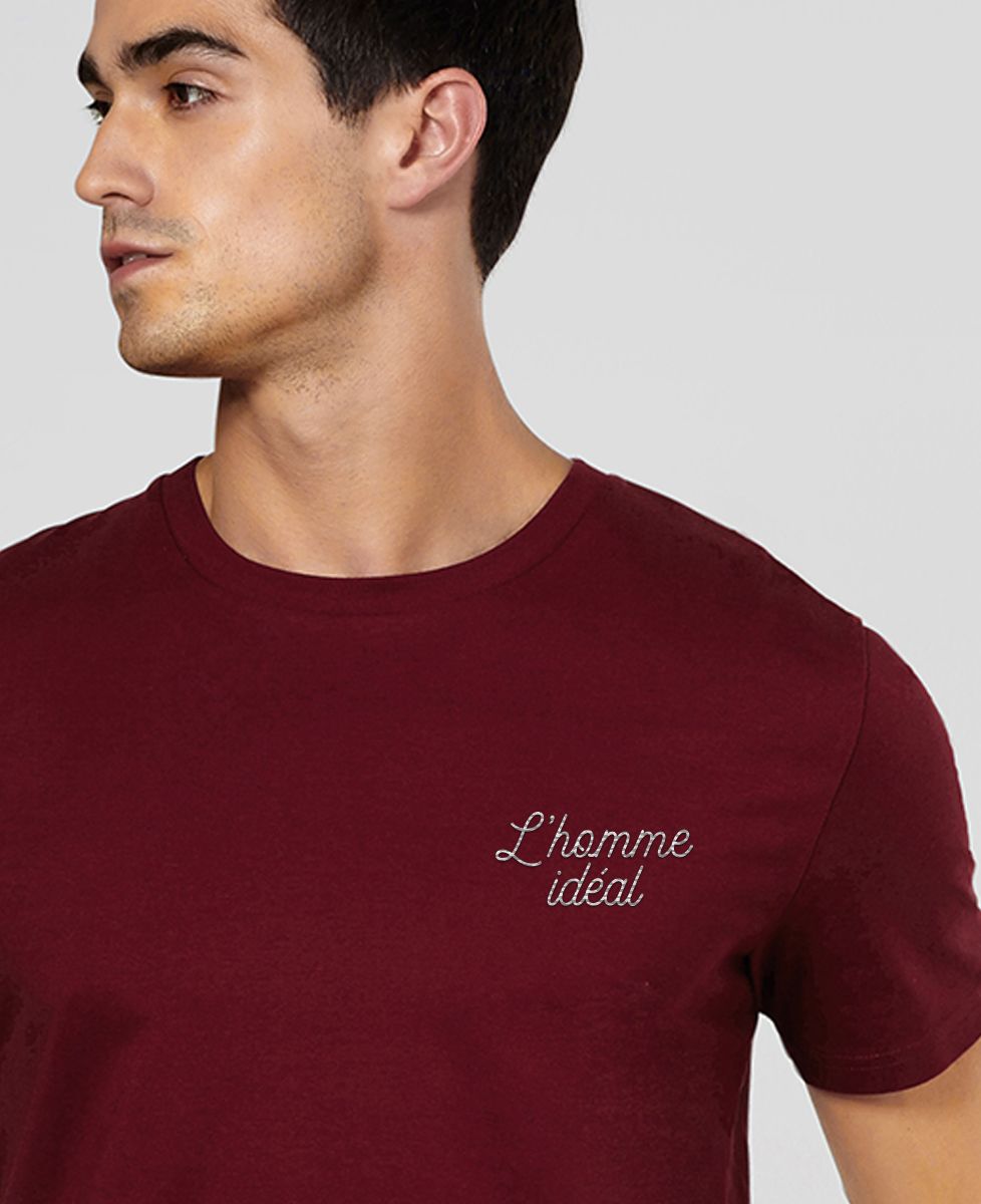 T-Shirt homme L'homme idéal brodé