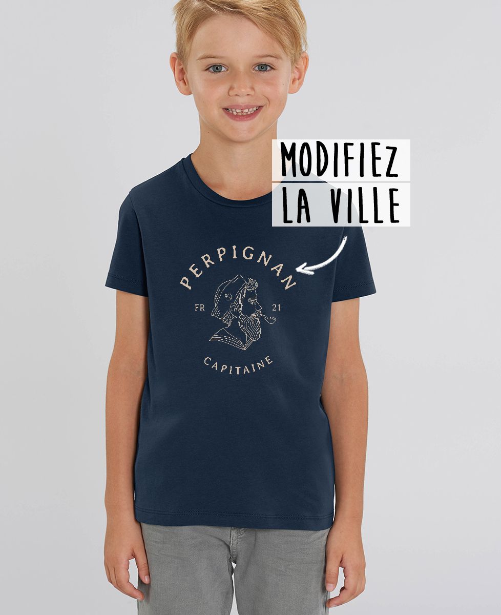 T-Shirt Personnalisable Enfant BLAK TEE - Texte Ou Photo - 100% Coton - Multi-Tailles/Couleurs