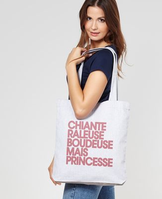 Tote bag Chiante râleuse boudeuse mais princesse