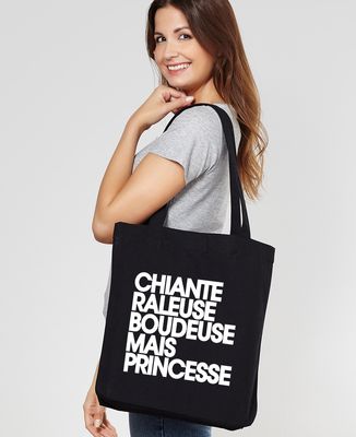 Tote bag Chiante râleuse boudeuse mais princesse