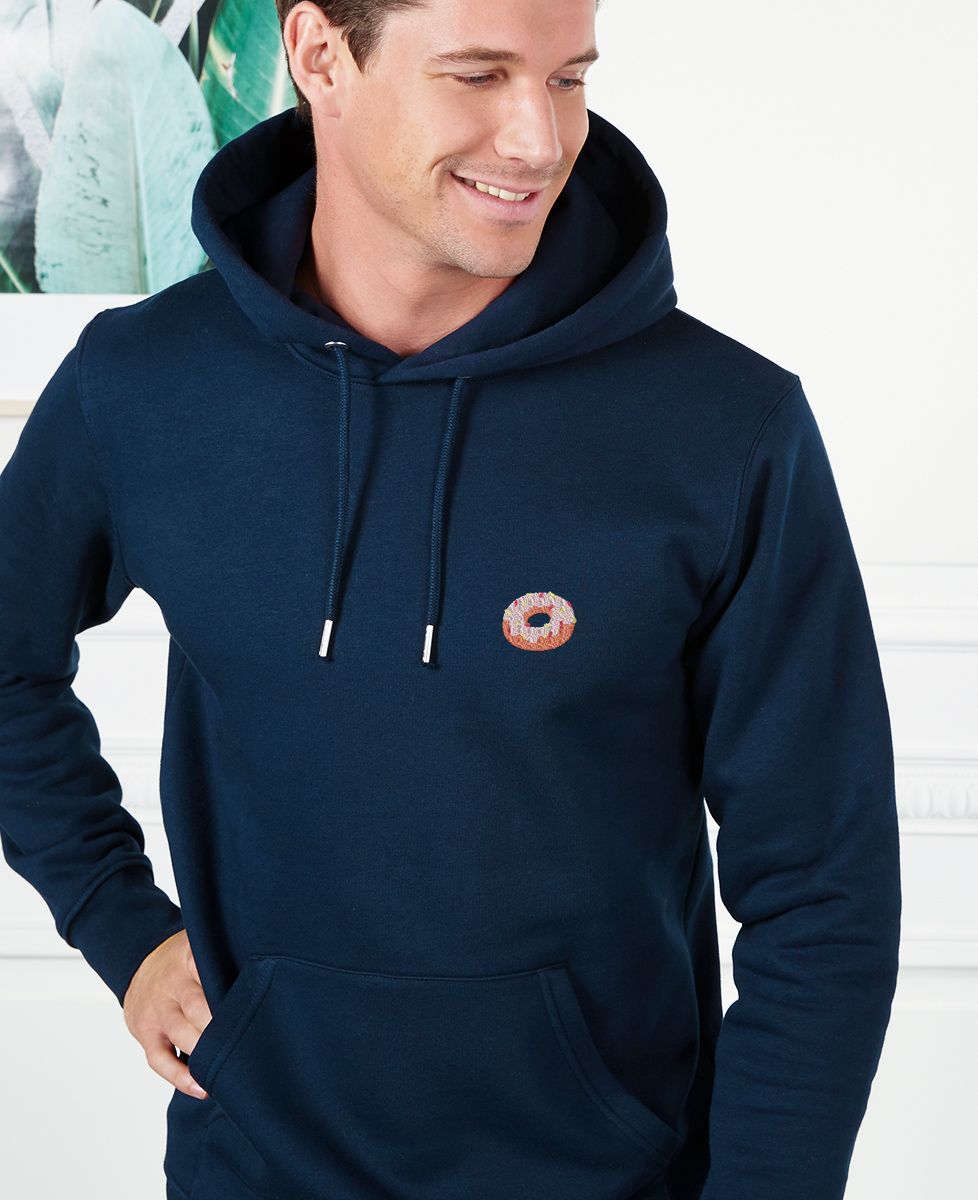 Hoodie homme Donuts (brodé)