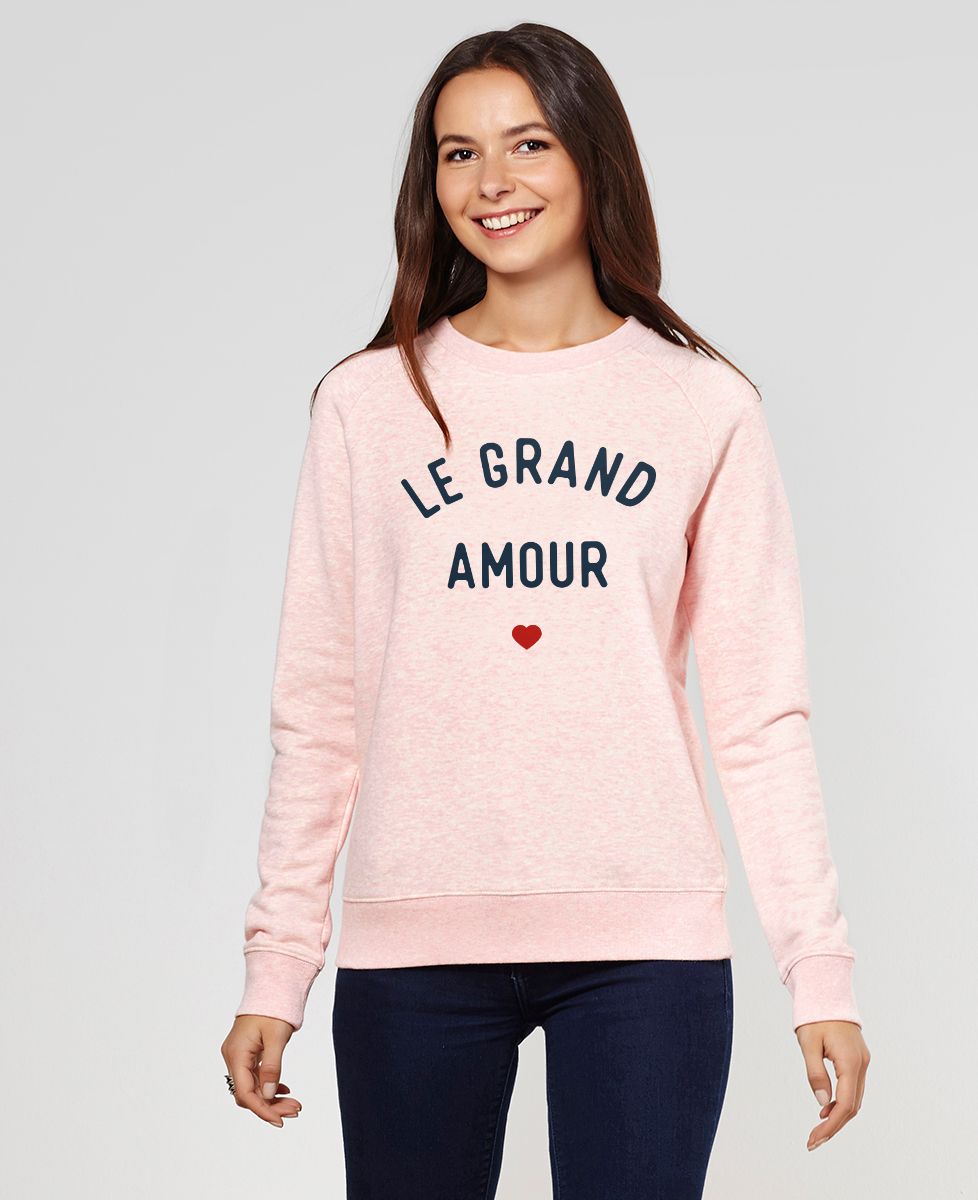 Sweatshirt femme Le grand amour
