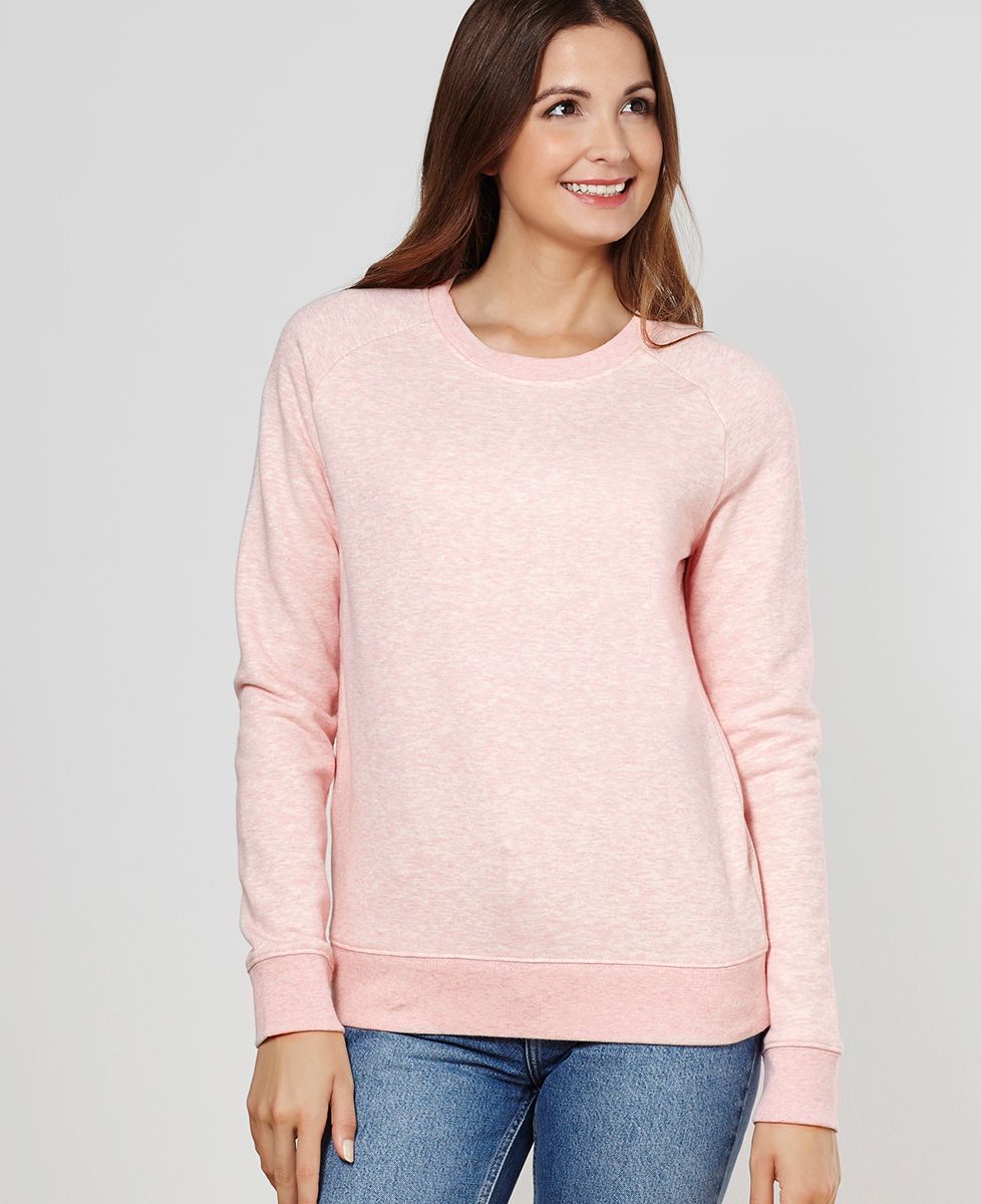 Sweatshirt femme Message imprimé personnalisé - Manuscrit